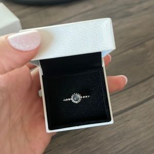 Pandora June Birthstone Ring